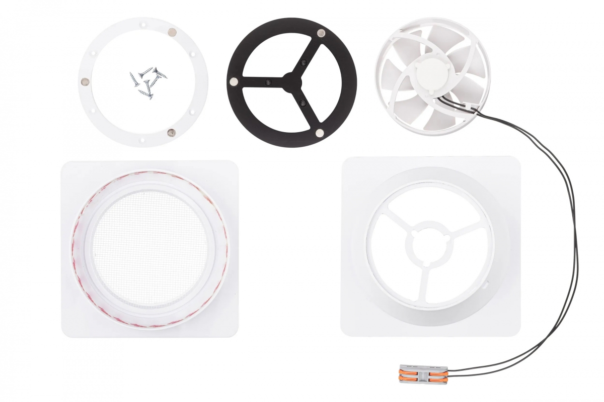 Теневой вентилятор - диффузор Technova SHADE 100, под натяжной потолок
